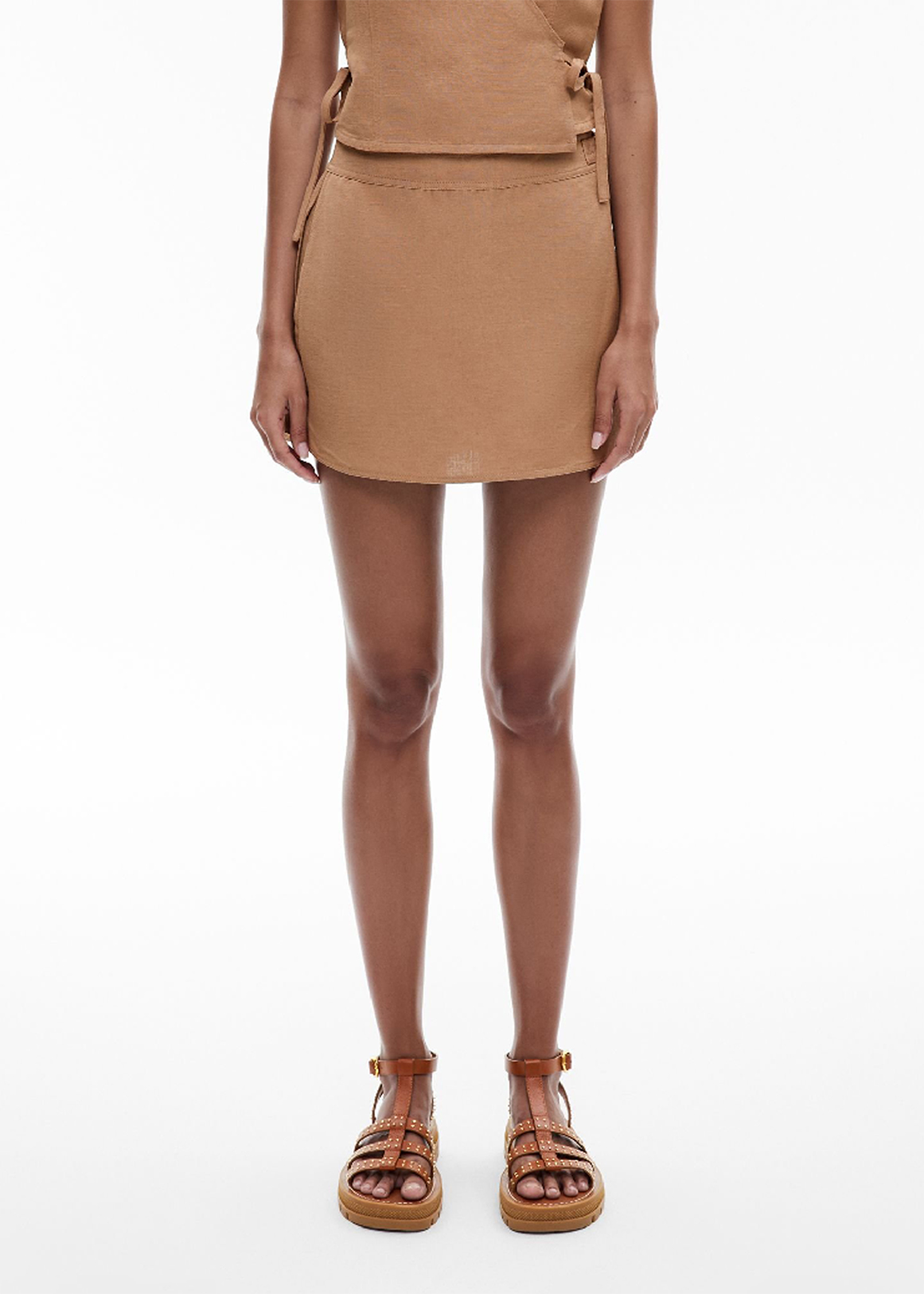 Buckle Detail Skort