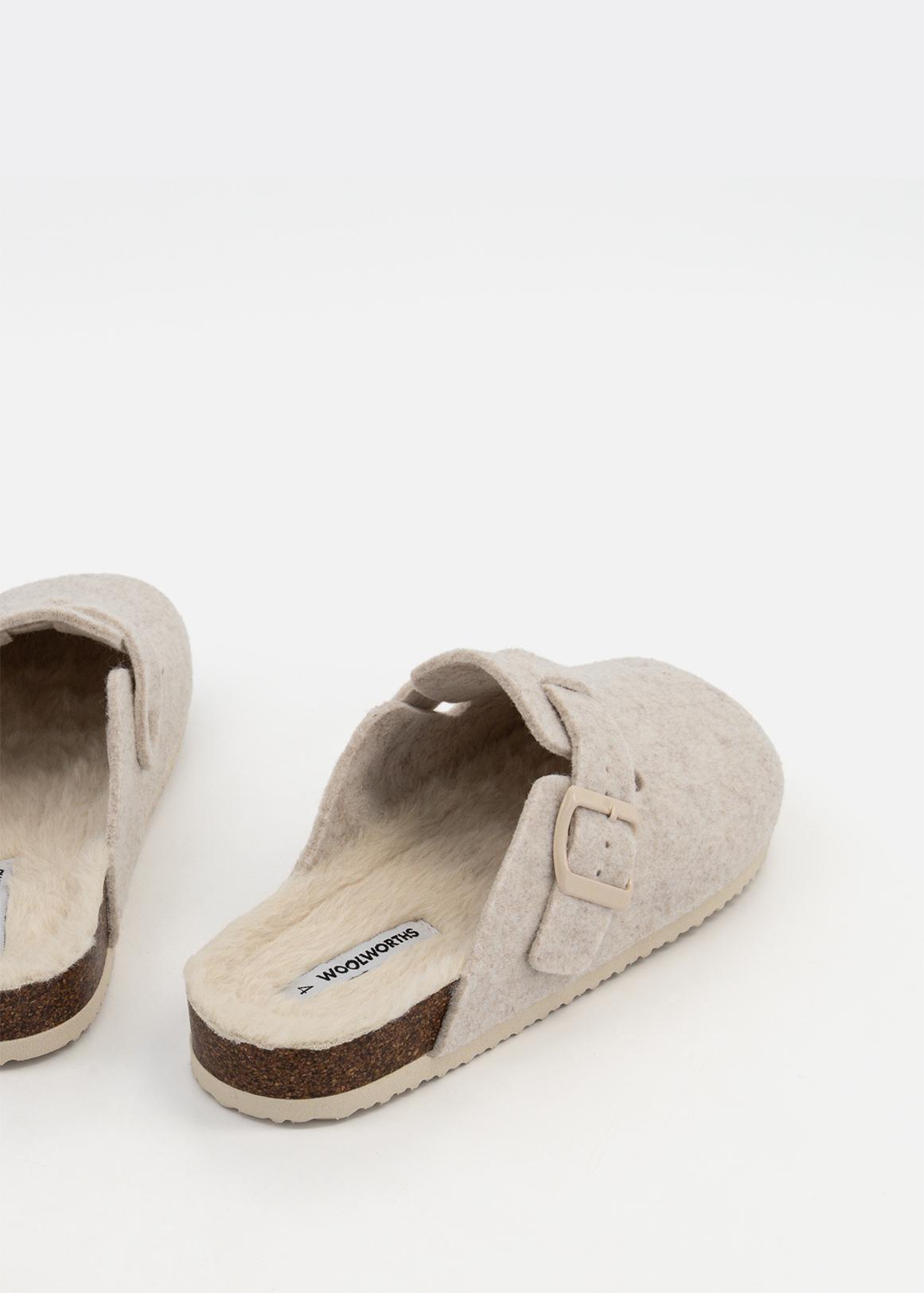 Mule Slippers For Felt Clogs Womens Scandinavian Felt Felted Wool