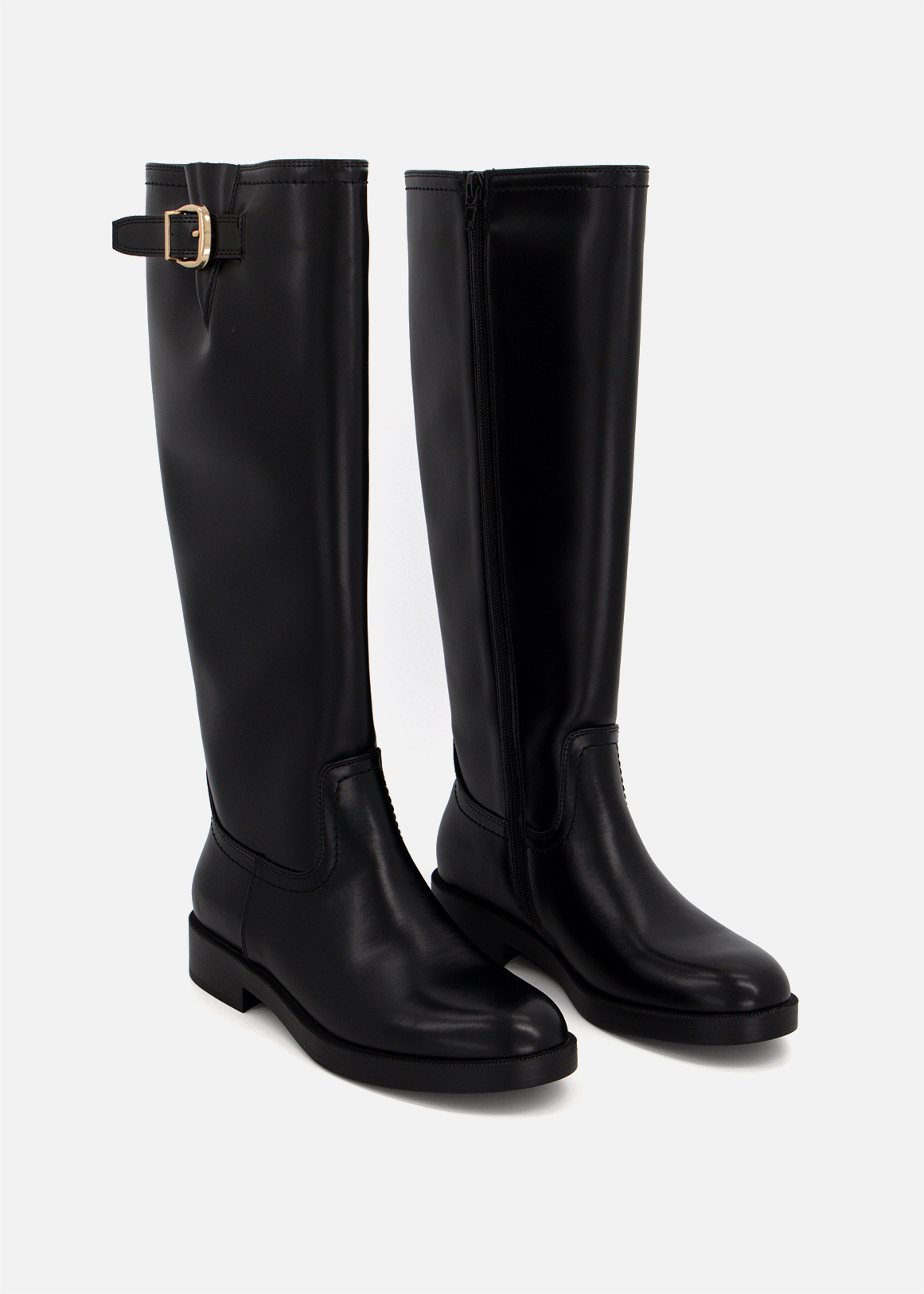 Buckle Riding Boots