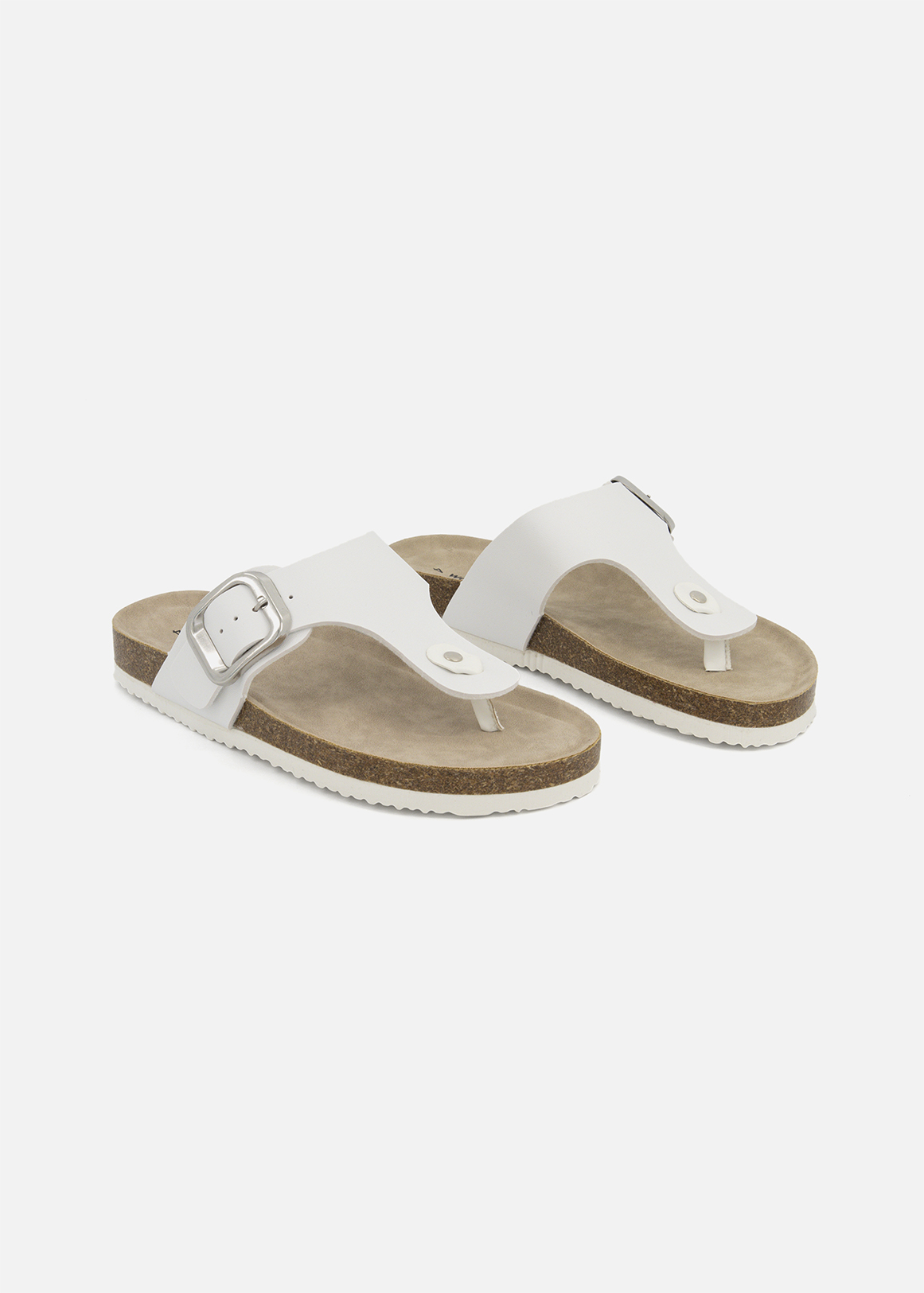 Buckle Thong Sandals