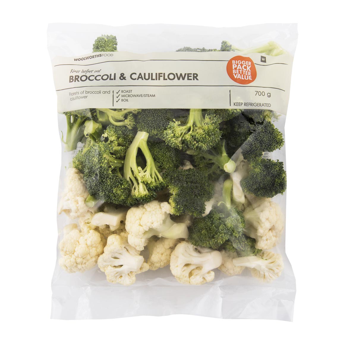 Photo of Bulk Broccoli & Cauliflower Florets 700 g