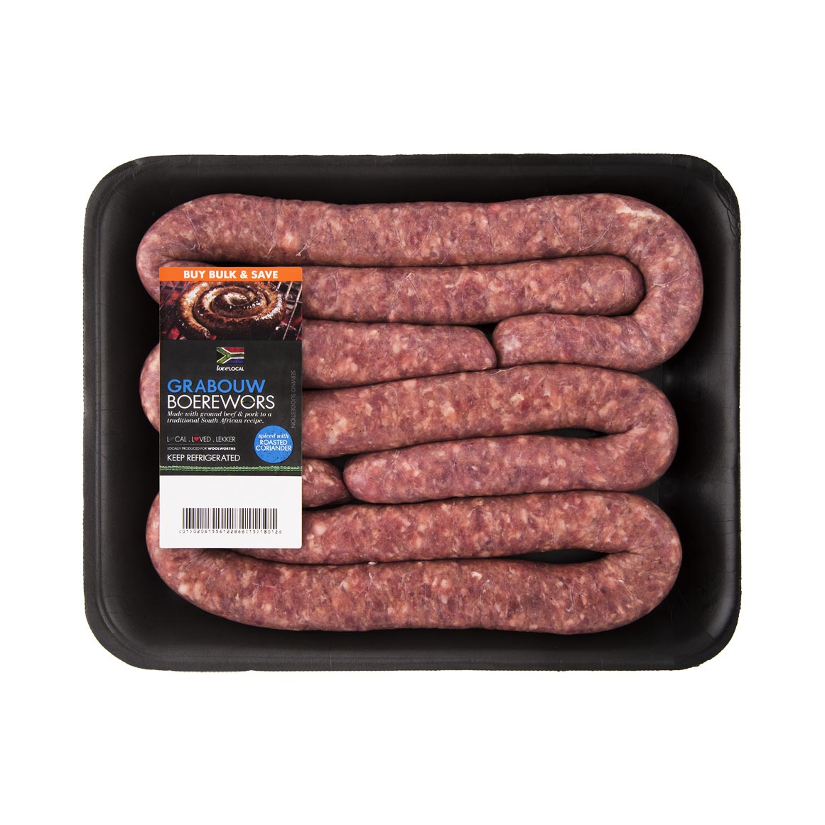 Bulk Grabouw Boerewors Avg 1.5 kg