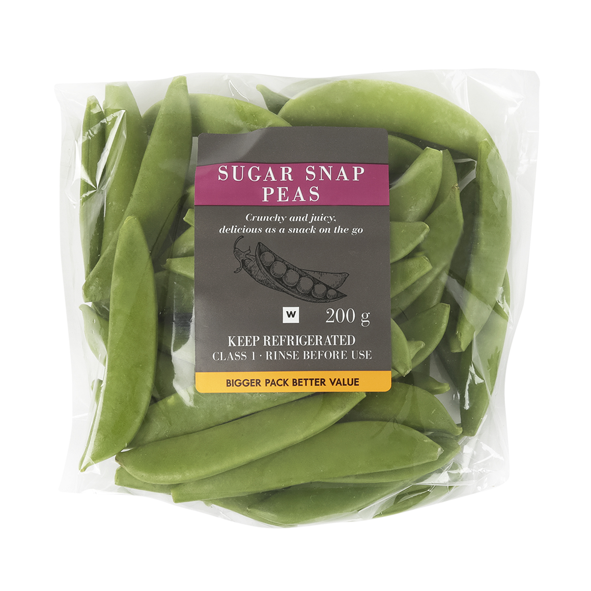 Bulk Sugar Snap Peas 200 g