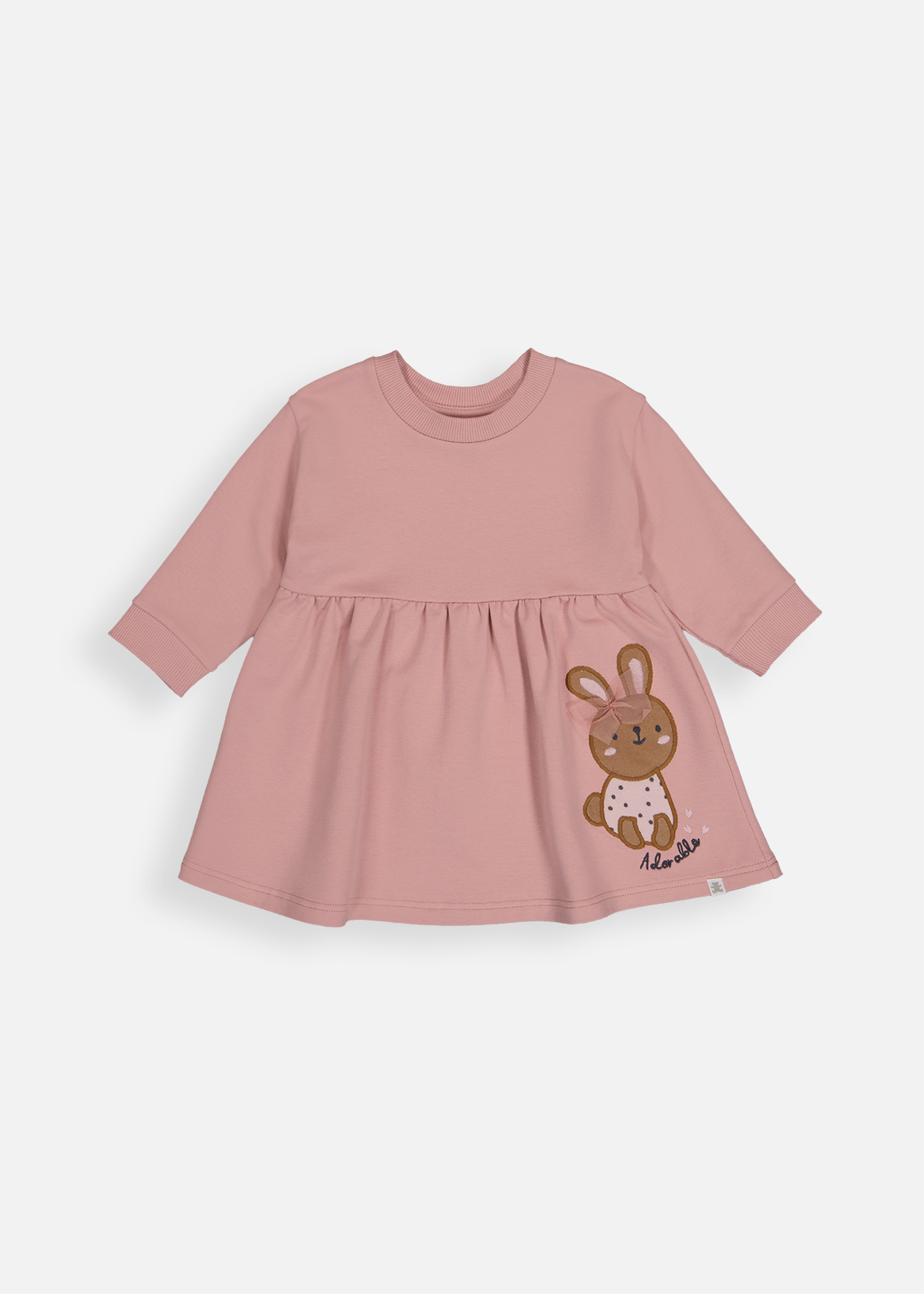 Bunny Cotton Fleece Dress