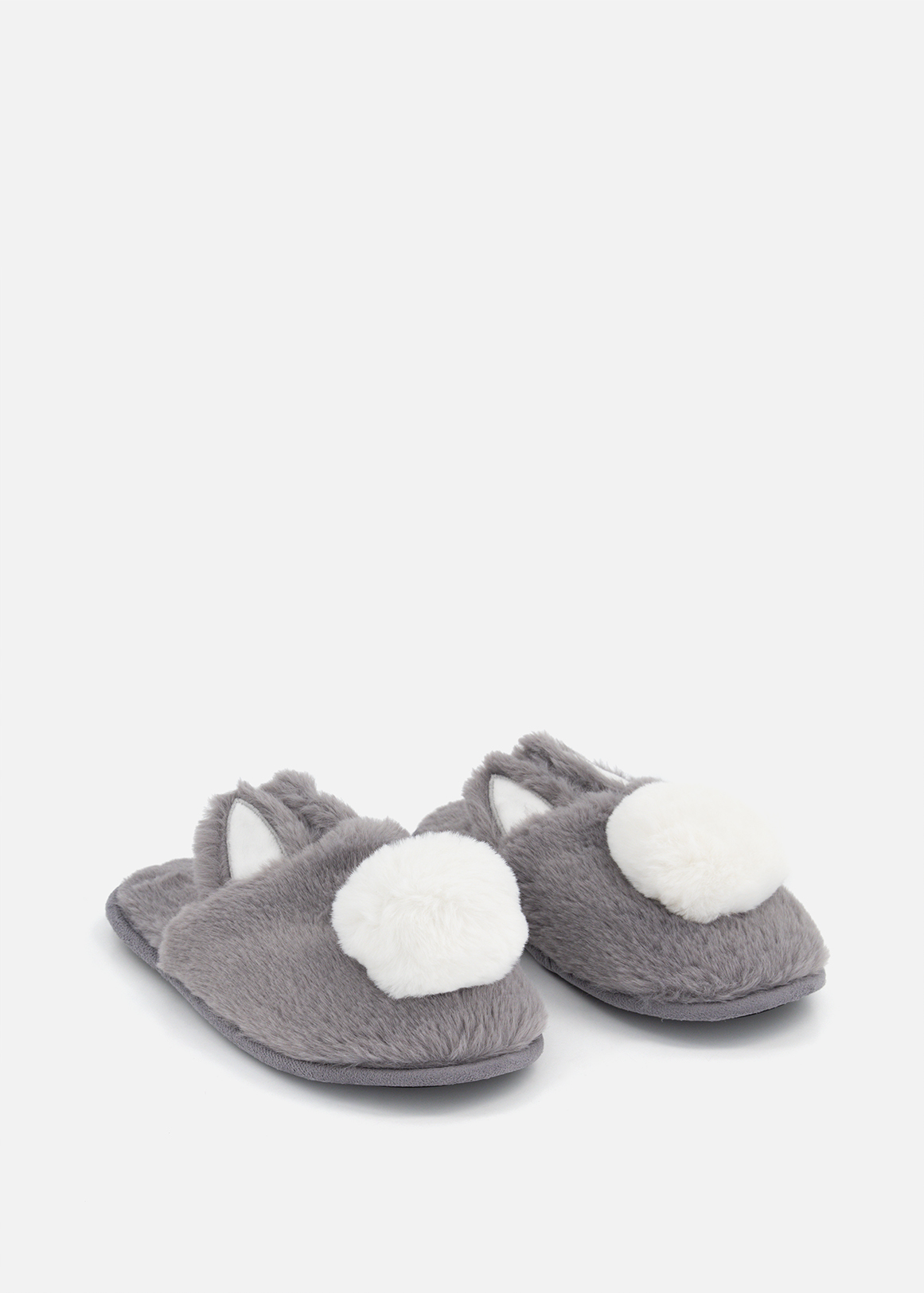 Bunny Faux Fur Mule Slippers | Woolworths.co.za