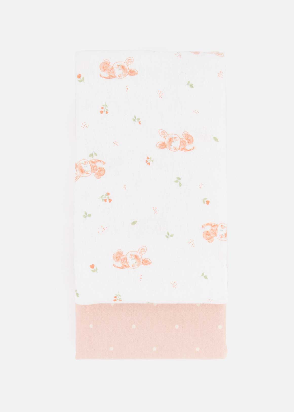 Bunny Flannel Receiver Blankets 2 Pack | Woolworths.co.za