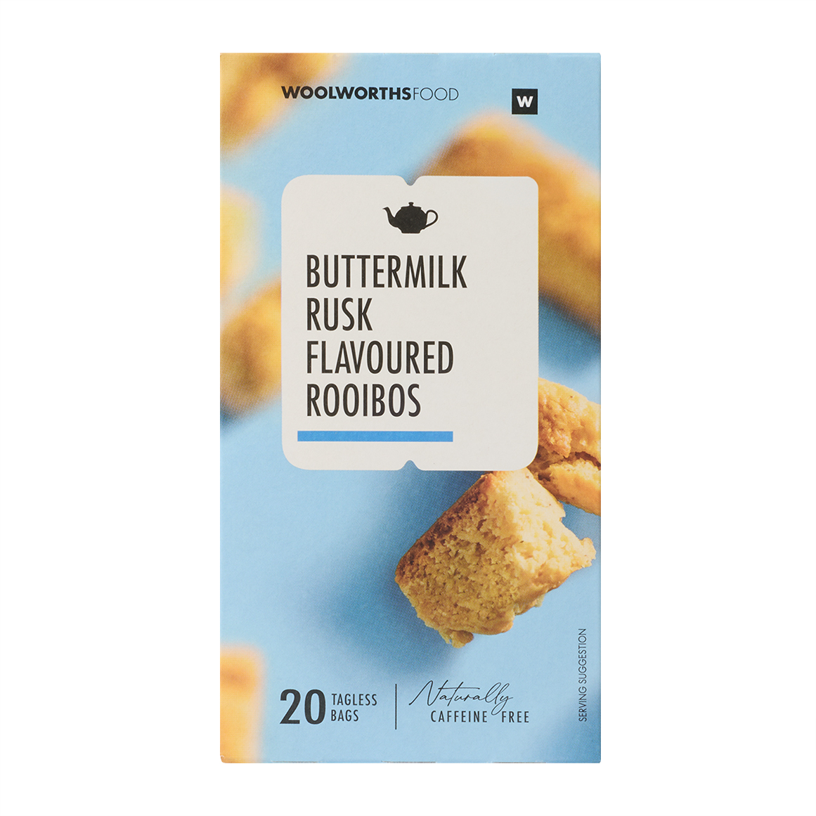 Buttermilk Rusk Flavoured Rooibos Tagless Bags 20 pk