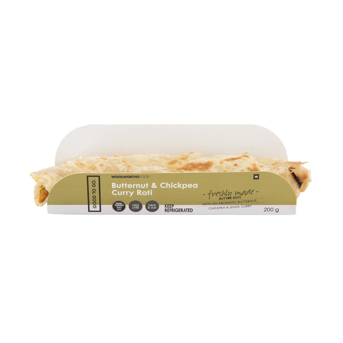 Butternut & Chickpea Curry Roti 200 g | Woolworths.co.za