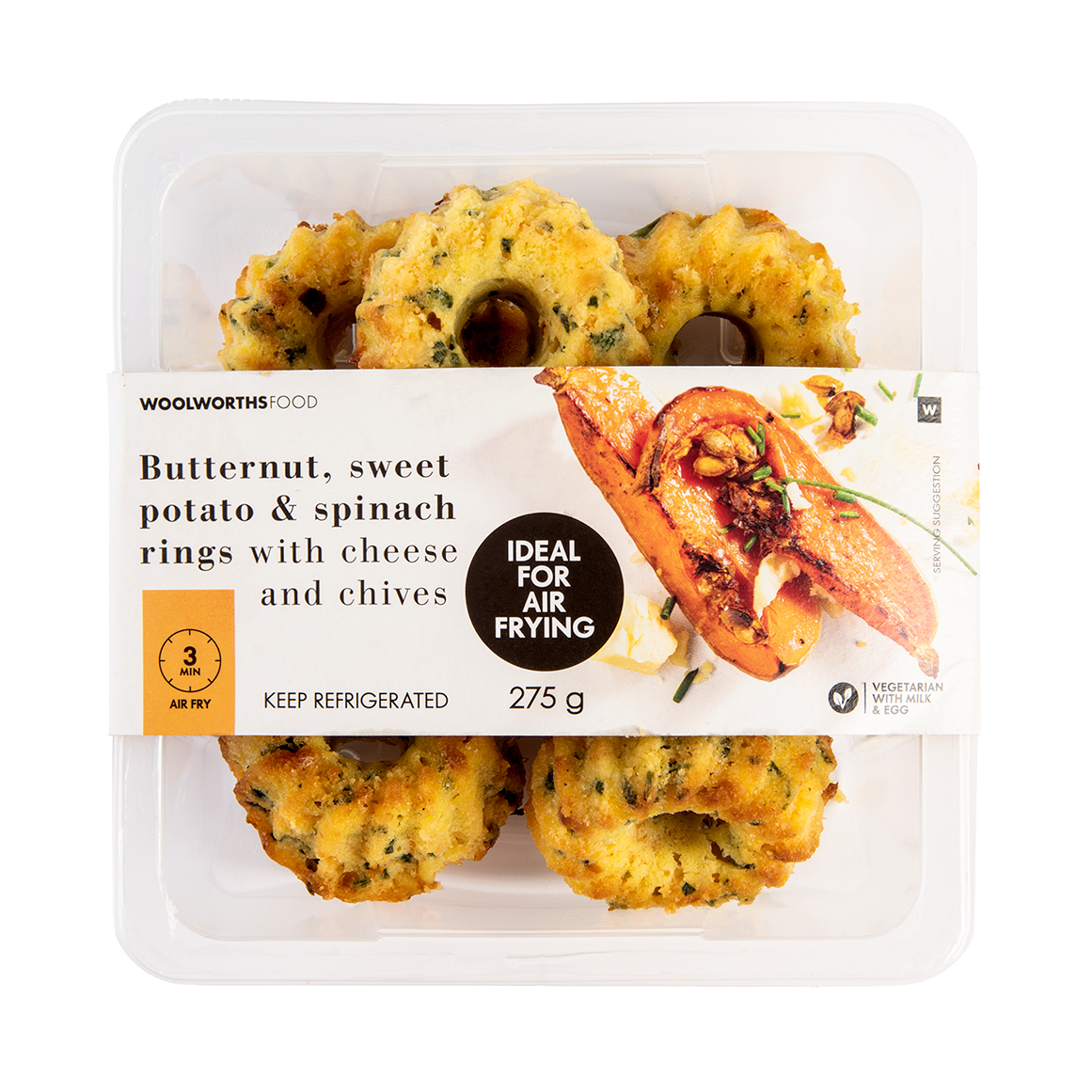 Butternut, Sweet Potato & Spinach Rings 275 g