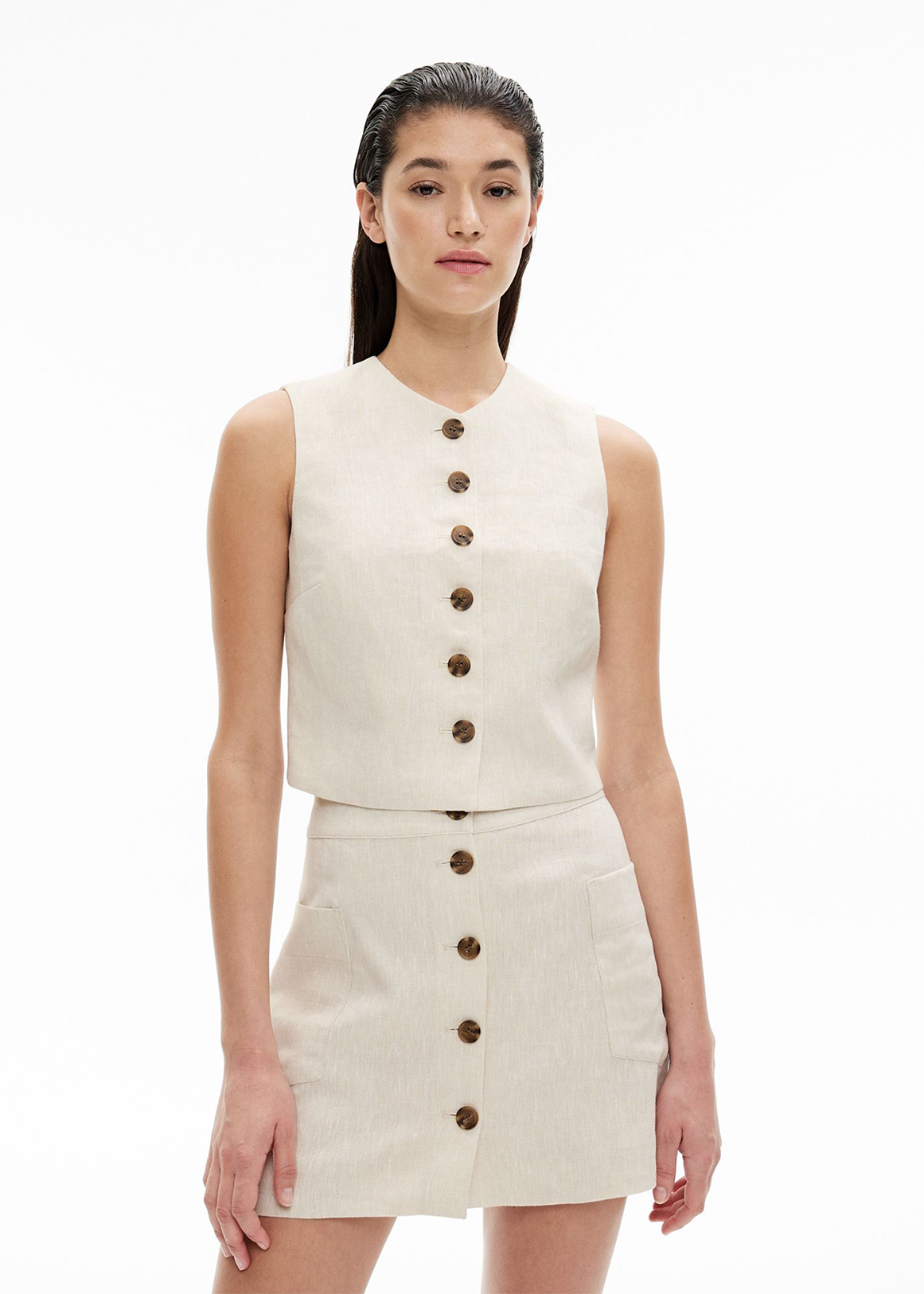 Button Front Vest | Woolworths.co.za
