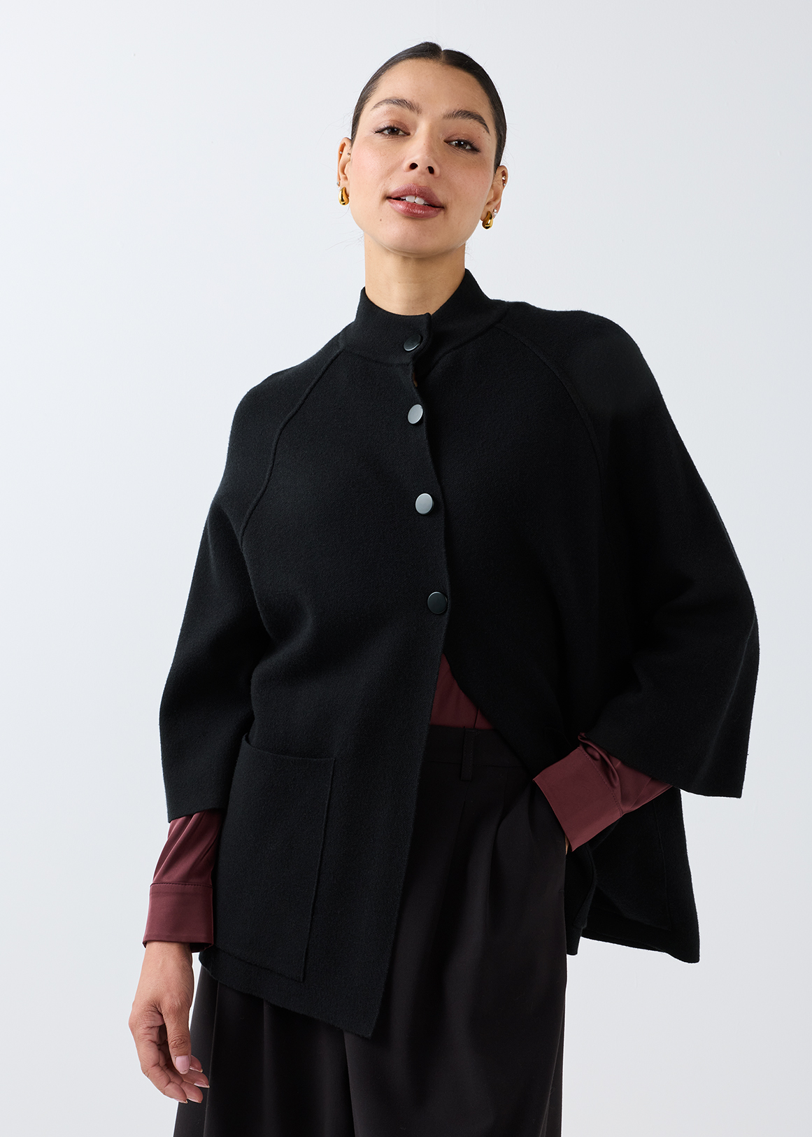 Buttoned Wrap