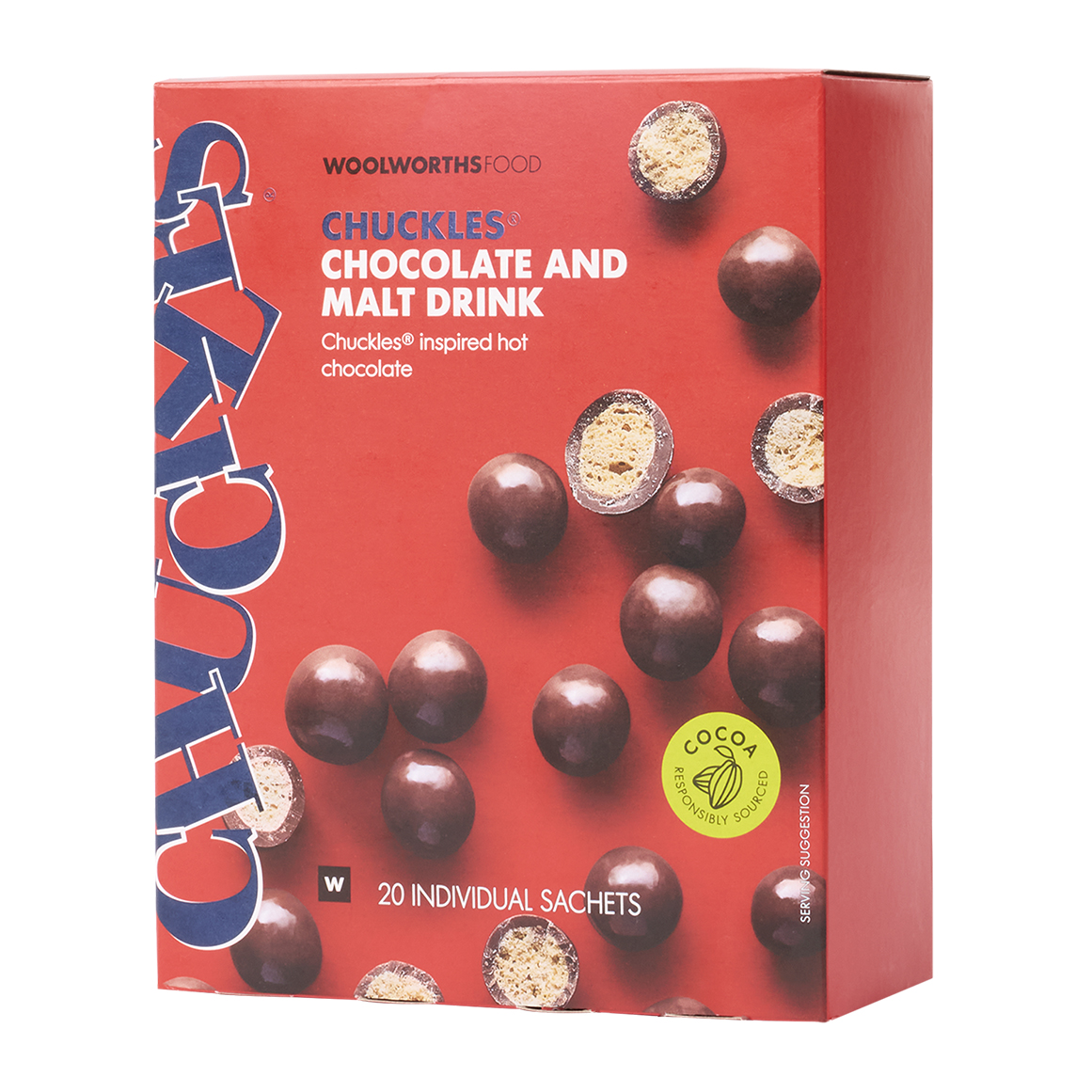 CHUCKLES® Hot Chocolate Sachets 20 x 30 g