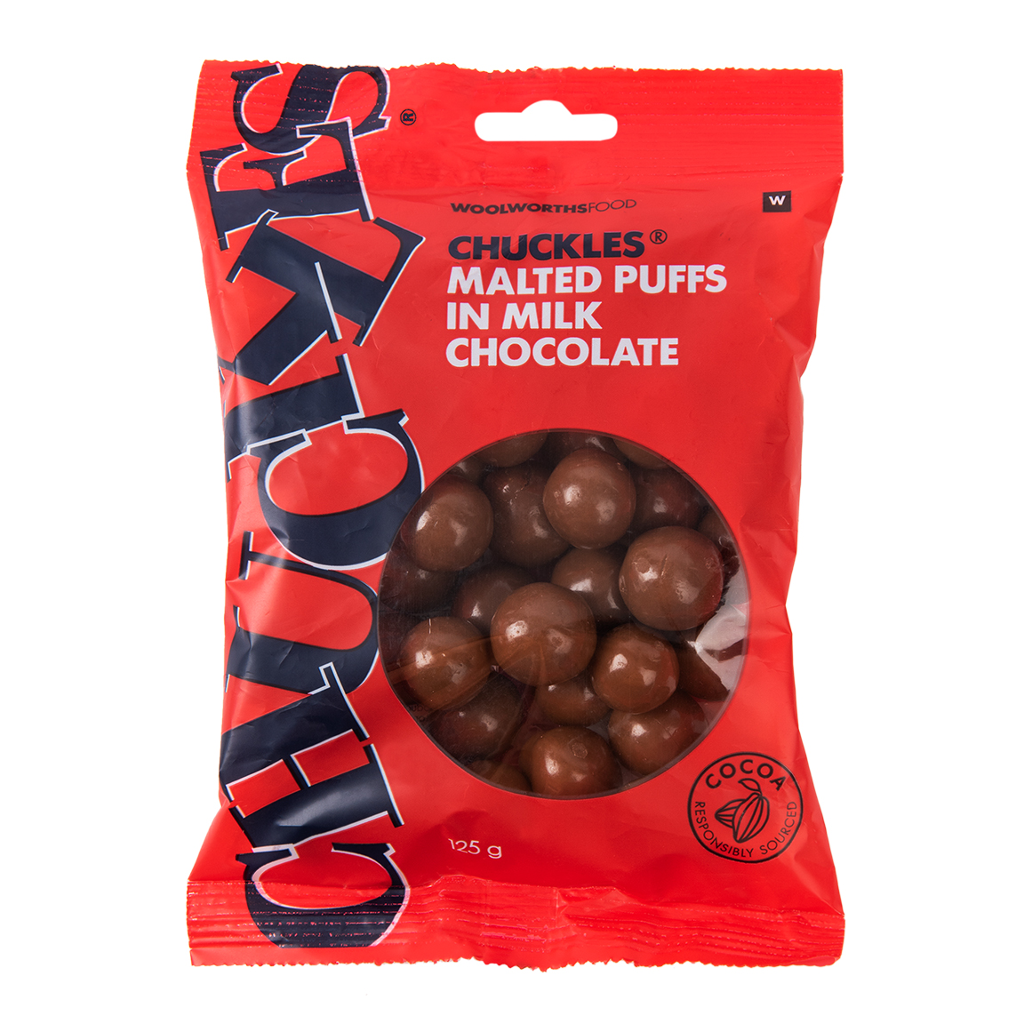 CHUCKLES® Malted Puffs in Milk Chocolate 125 g | Woolworths.co.za