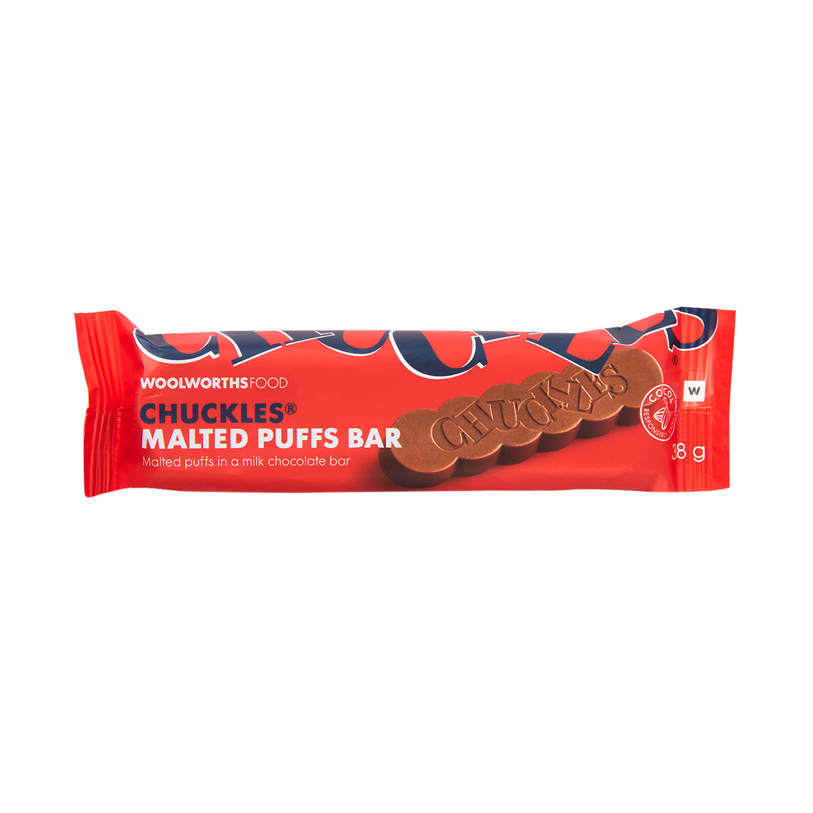 CHUCKLES® Malted Puffs in Milk Chocolate Bar 38 g