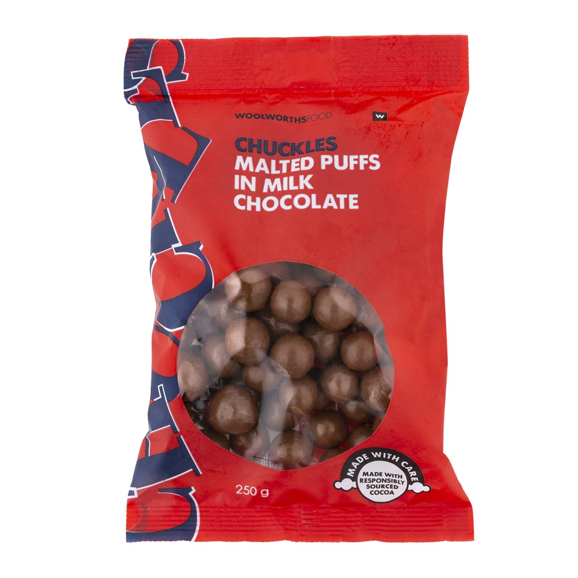 CHUCKLES® Malted Puffs in Milk Chocolate Bulk Pack 250 g | Woolworths.co.za