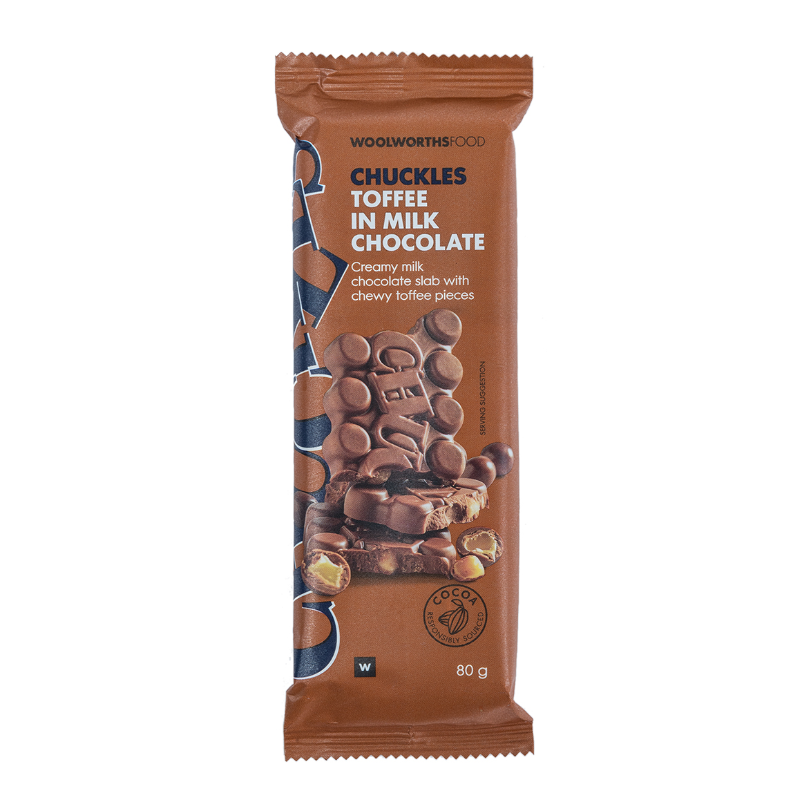 CHUCKLES® Toffee in Milk Chocolate Slab 80 g