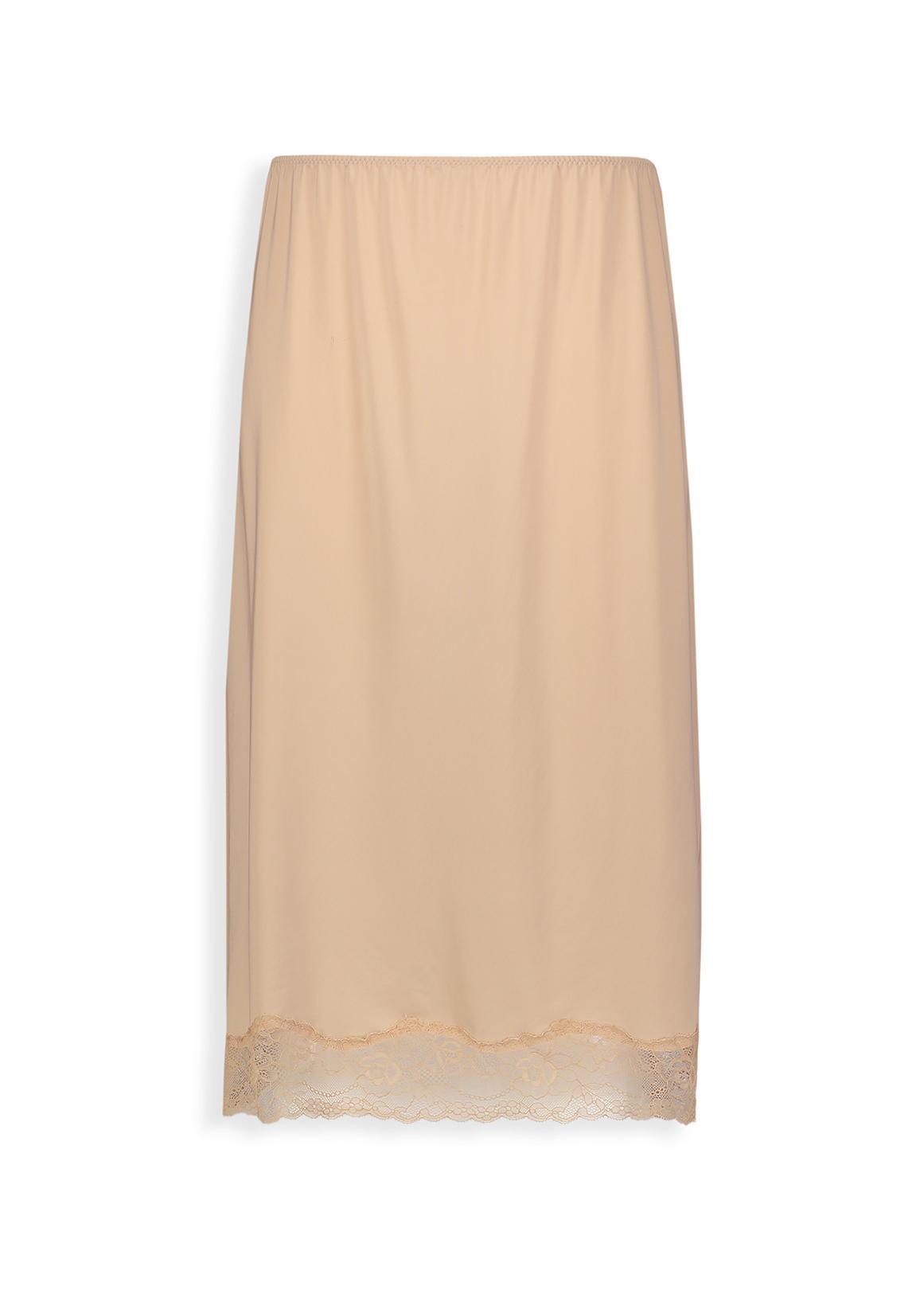 COOLTECH Lace Detail Knee Length Slip Skirt - Main Image