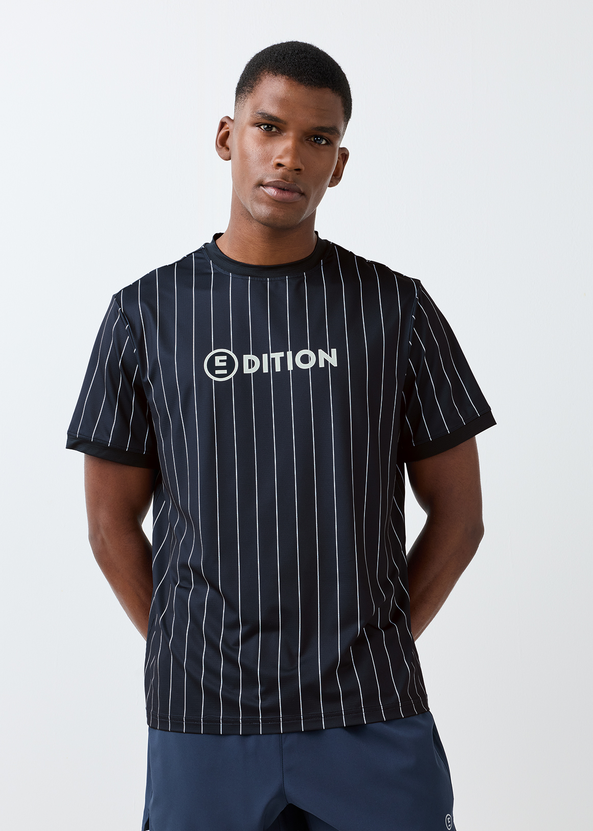 COOLTECH Striped Performance T-shirt