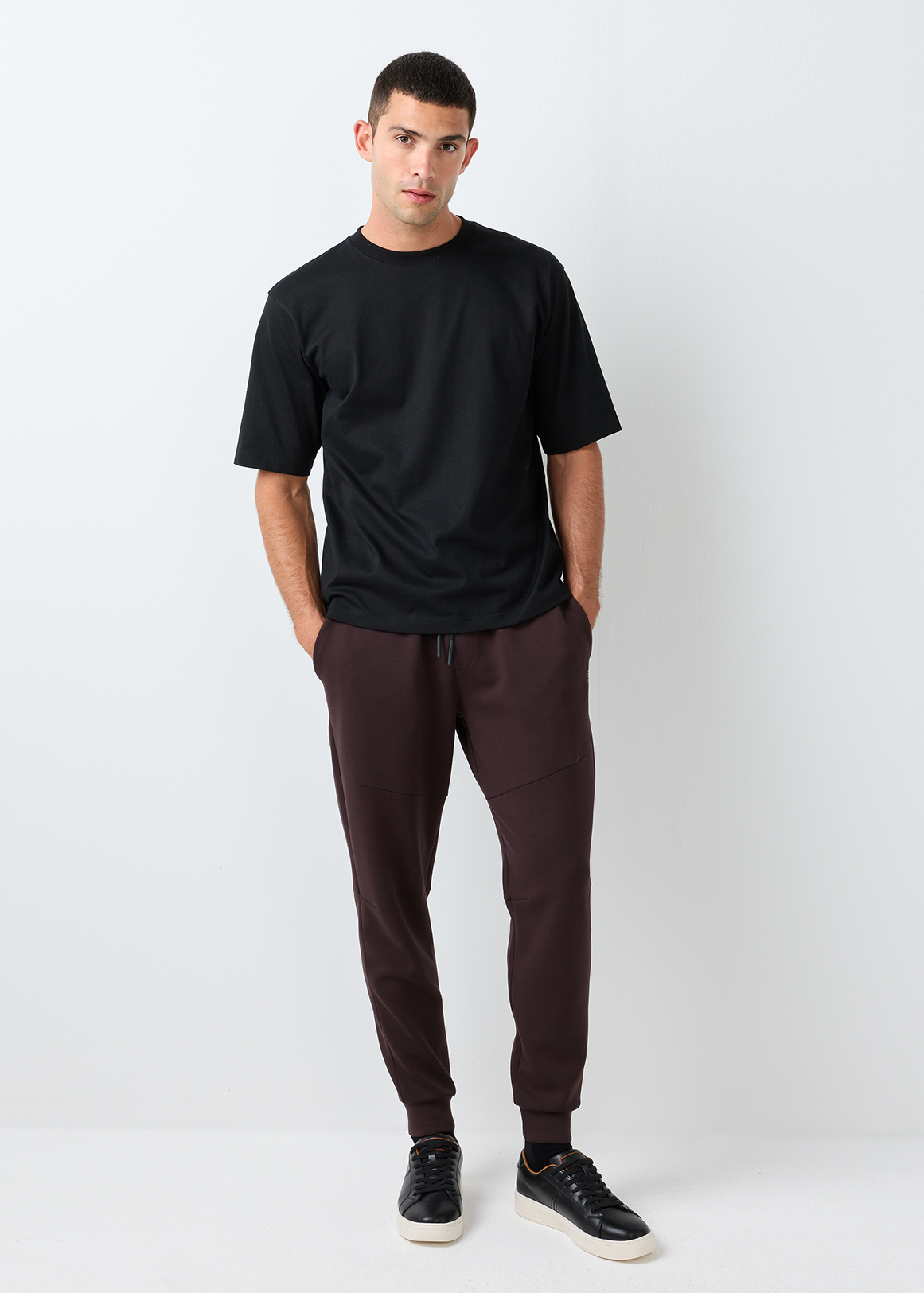 COOLTECH Zip Detail Slim Fit Scuba Joggers