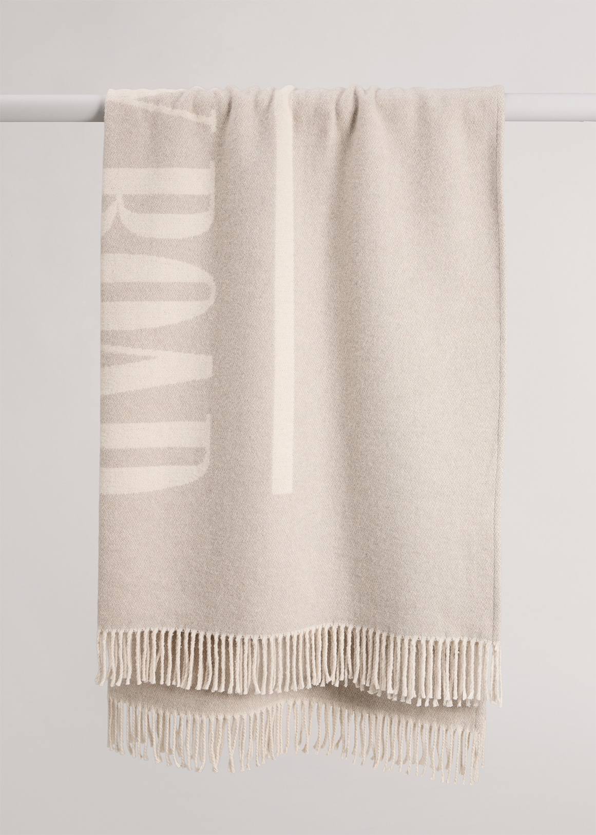 CR Recycled Cotton Blend Logo Throw