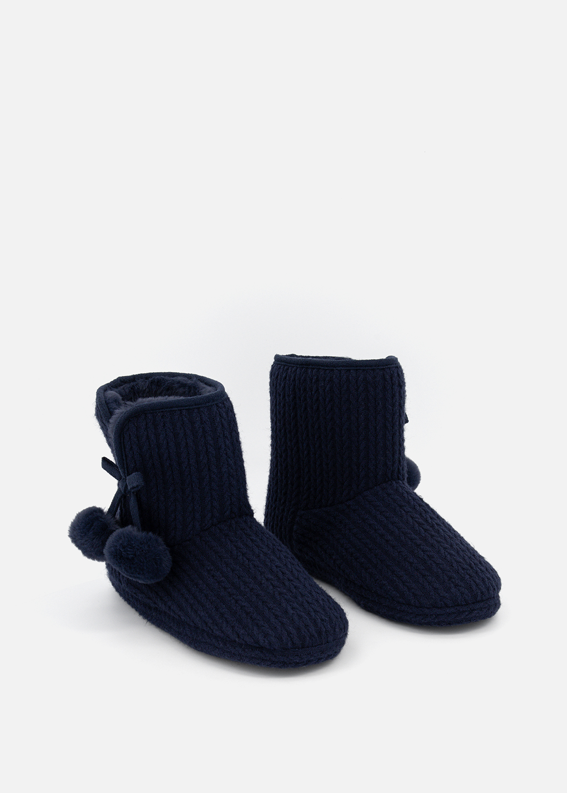 Cable Knit Boot Slippers | Woolworths.co.za