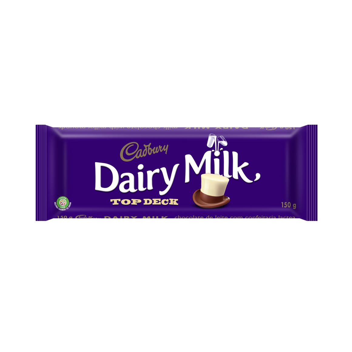 Cadbury Dairy Milk Top Deck Chocolate Slab 150 g