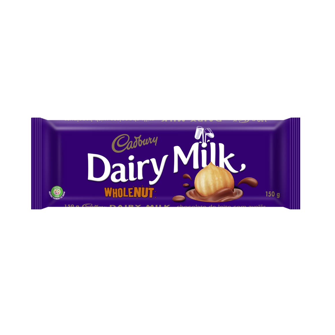 Cadbury Dairy Milk Wholenut Chocolate Slab 150 g