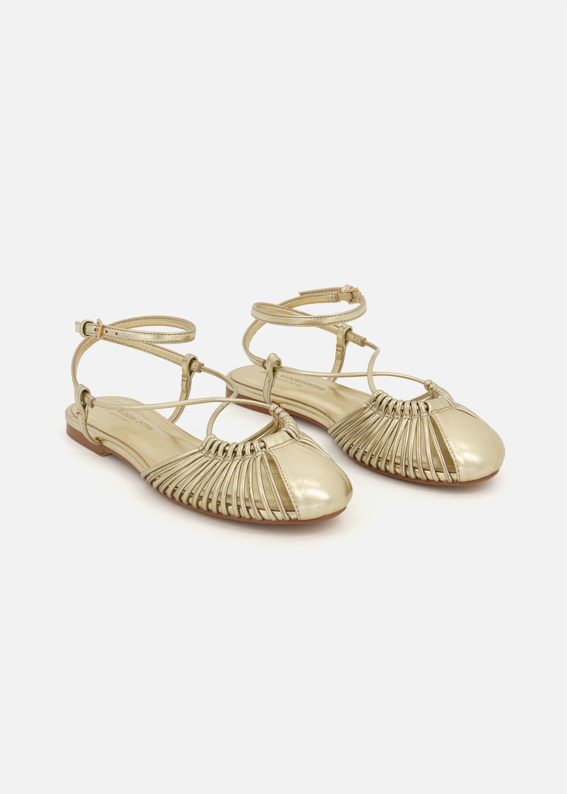 Caged Ankle Strap Sandals