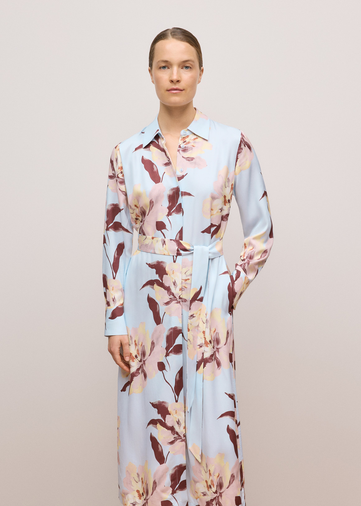 Camellia Shirt Dress