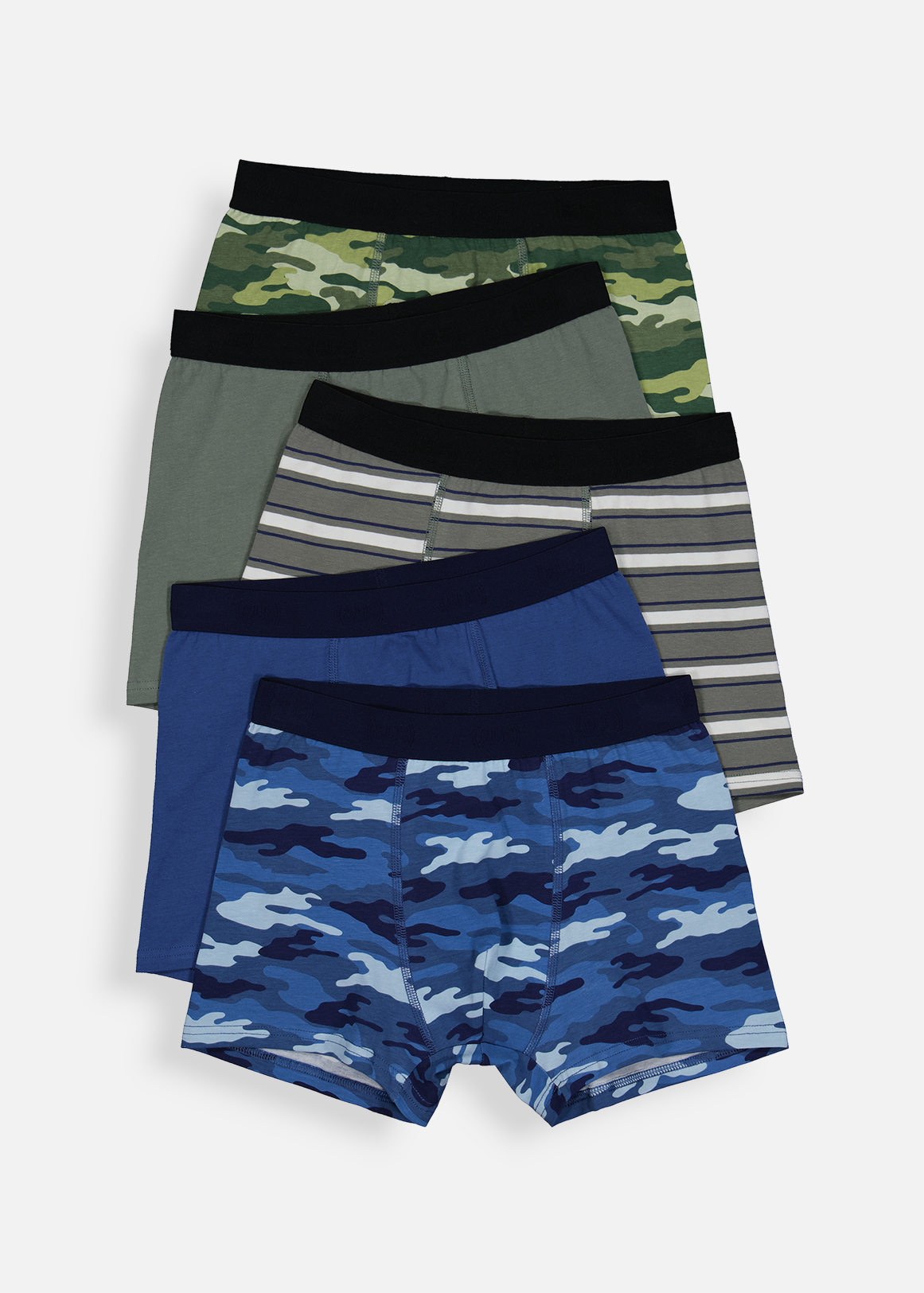 Camo Cotton Rich Trunks 5 Pack | Woolworths.co.za