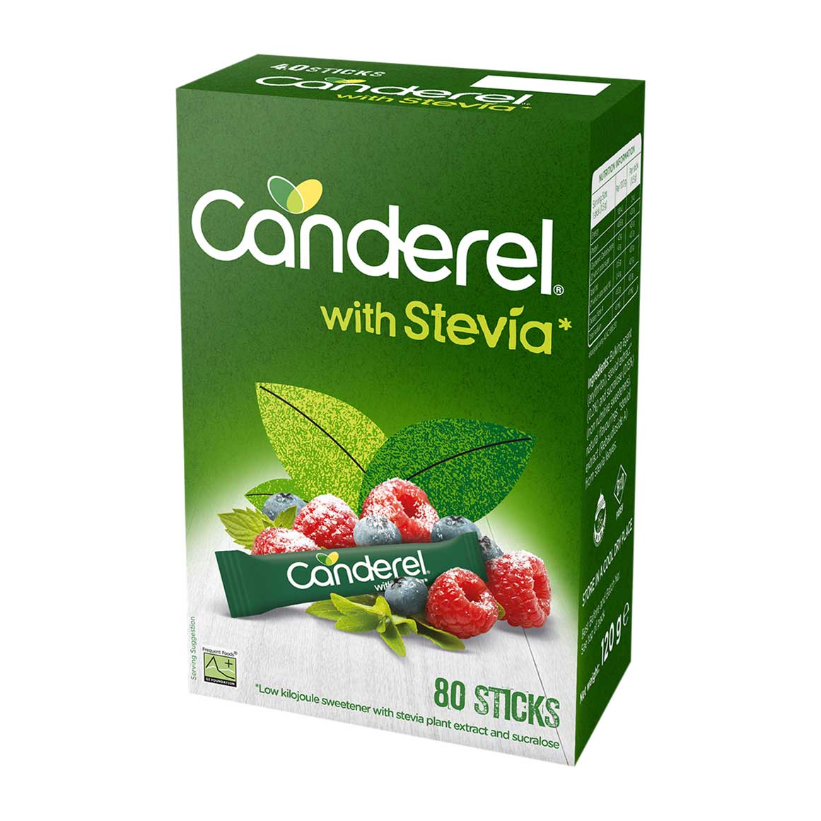 Canderel with Stevia Sticks 80 pcs