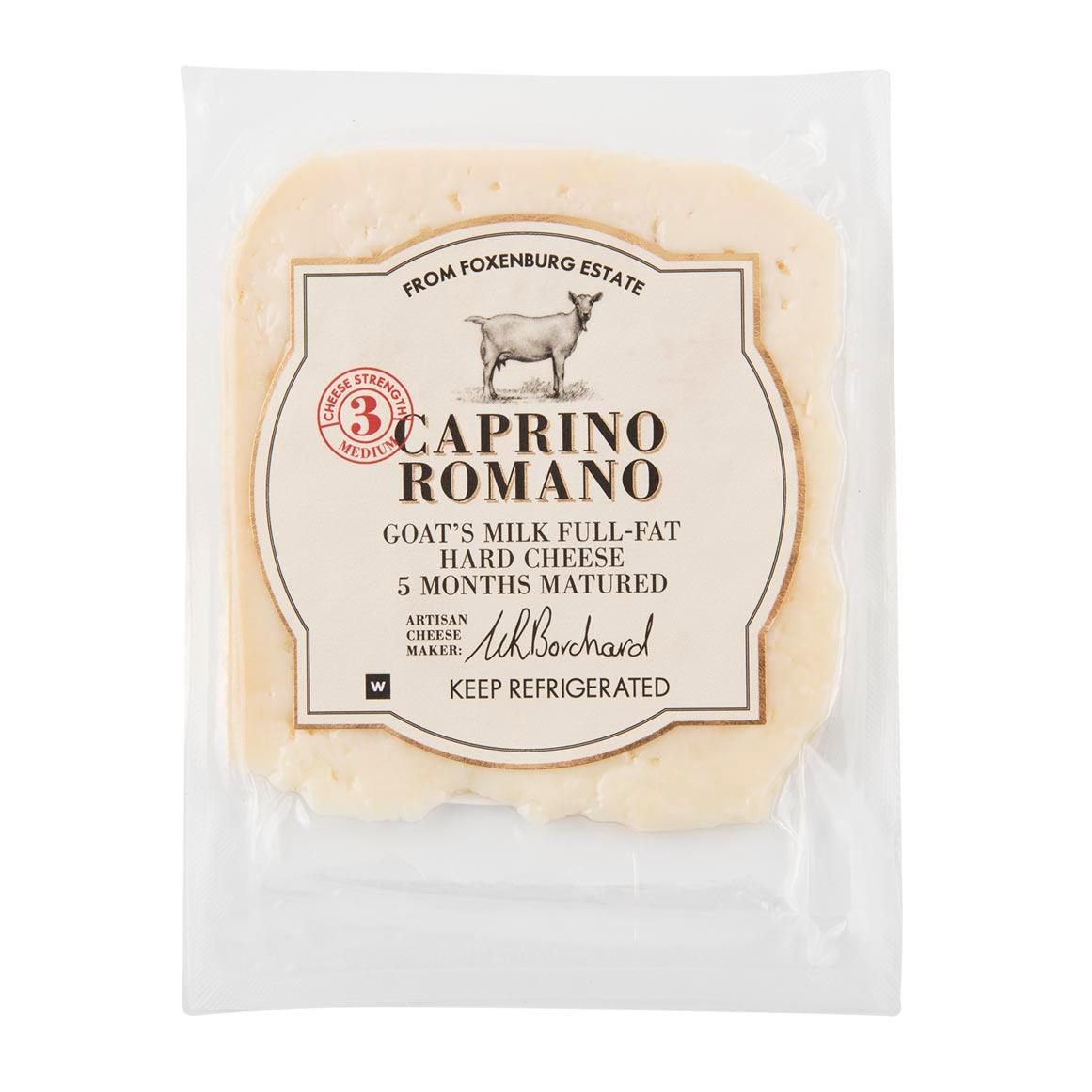 Caprino Romano Goat's Milk Full Fat Cheese Avg 200 g Woolworths