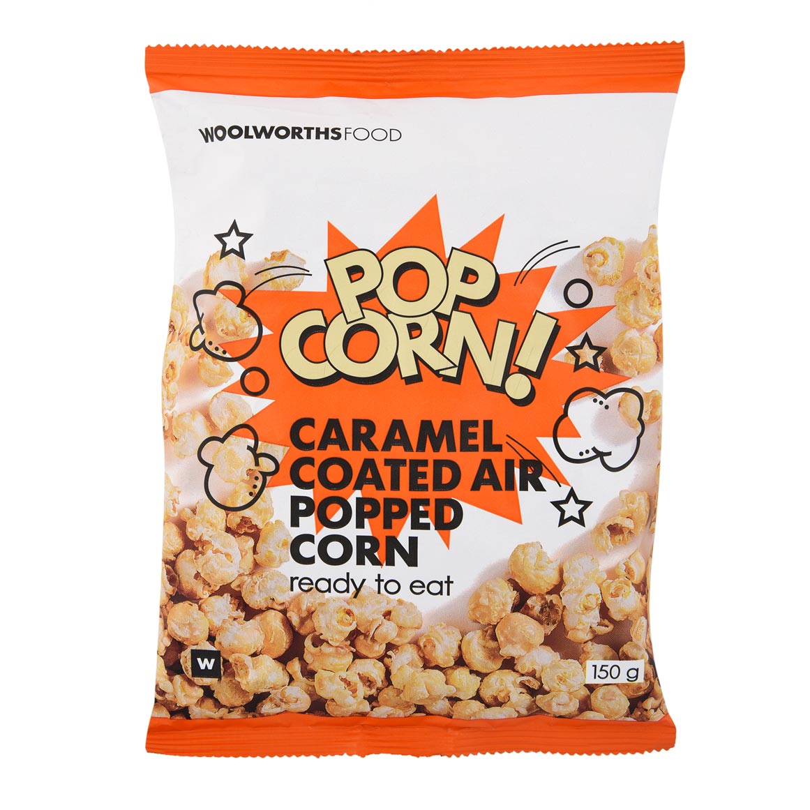 Caramel Coated Air Popped Corn 150 g