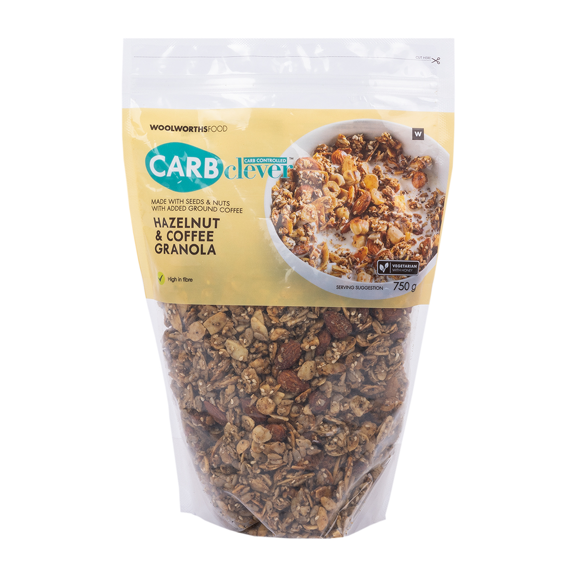 Carb Clever™ Hazelnut & Coffee Granola 750 g