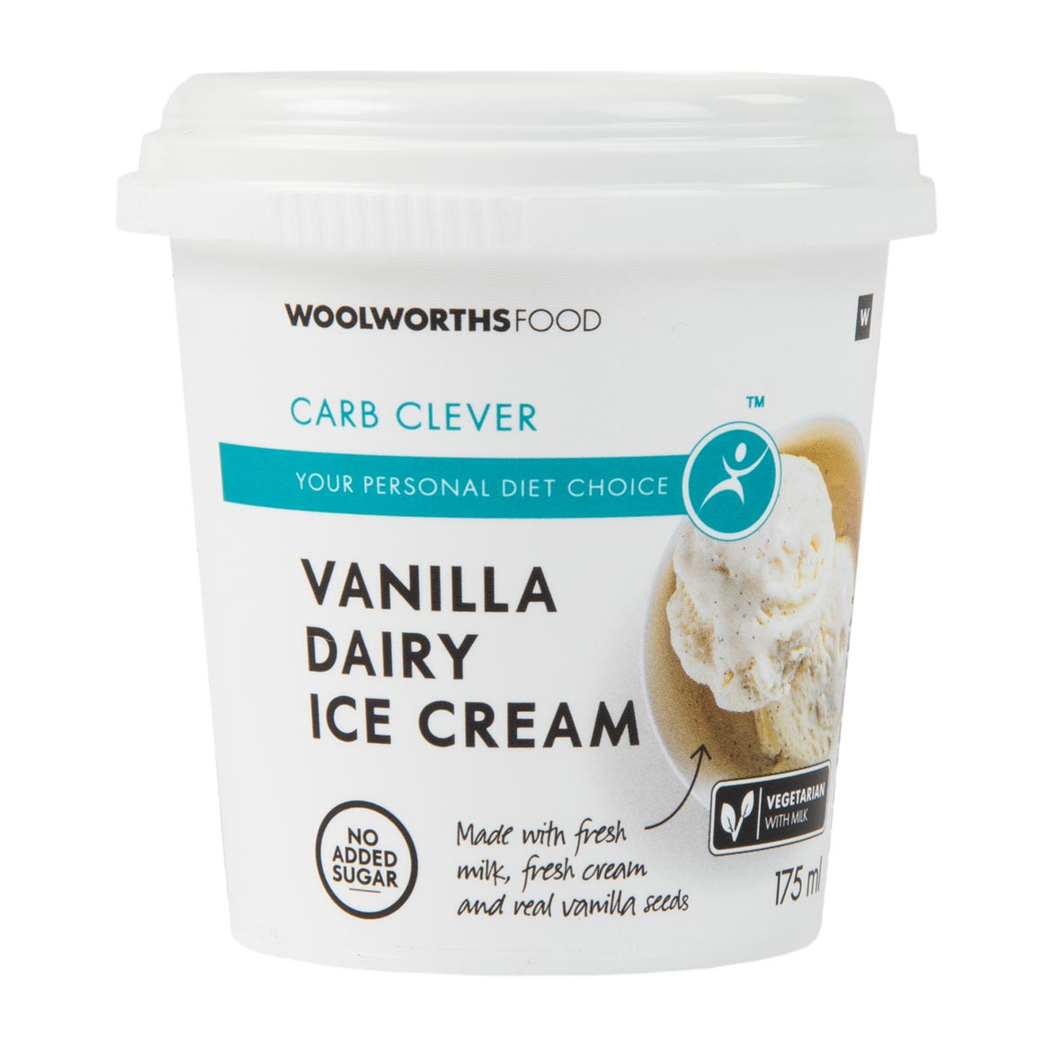 Carb Clever Vanilla Dairy Ice Cream 175 Ml Za 