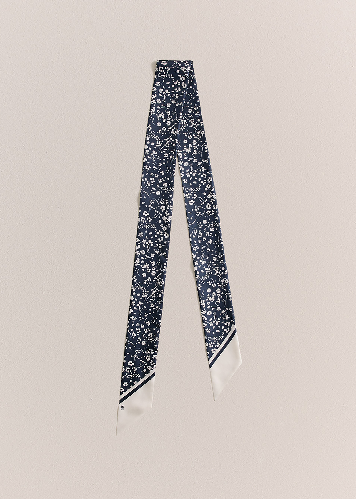 Carraway Silk Slim Scarf