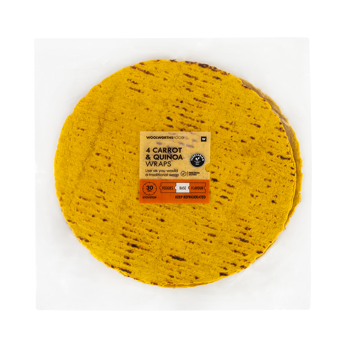 Carrot & Quinoa Wraps 4 pk