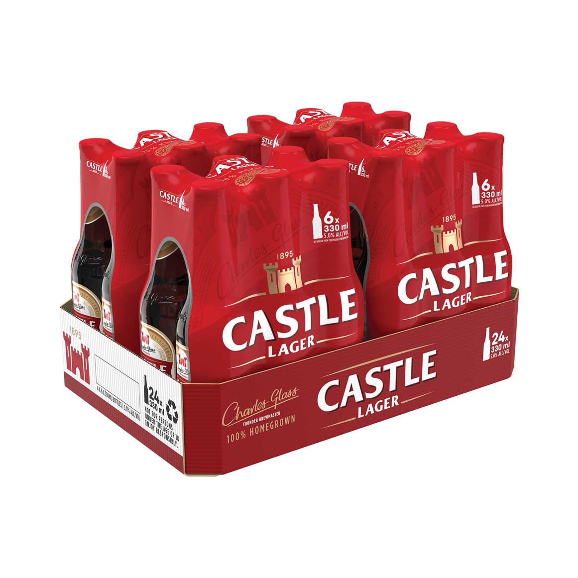 Castle Lager 24 x 330 ml Bottles Woolworths.co.za