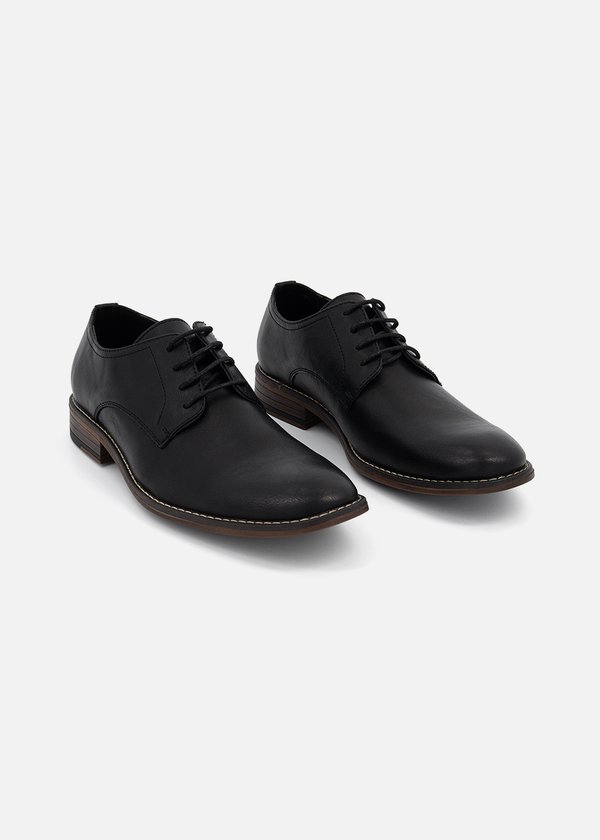 Casual Comfort Lace-up Cutline Shoes - Main Image