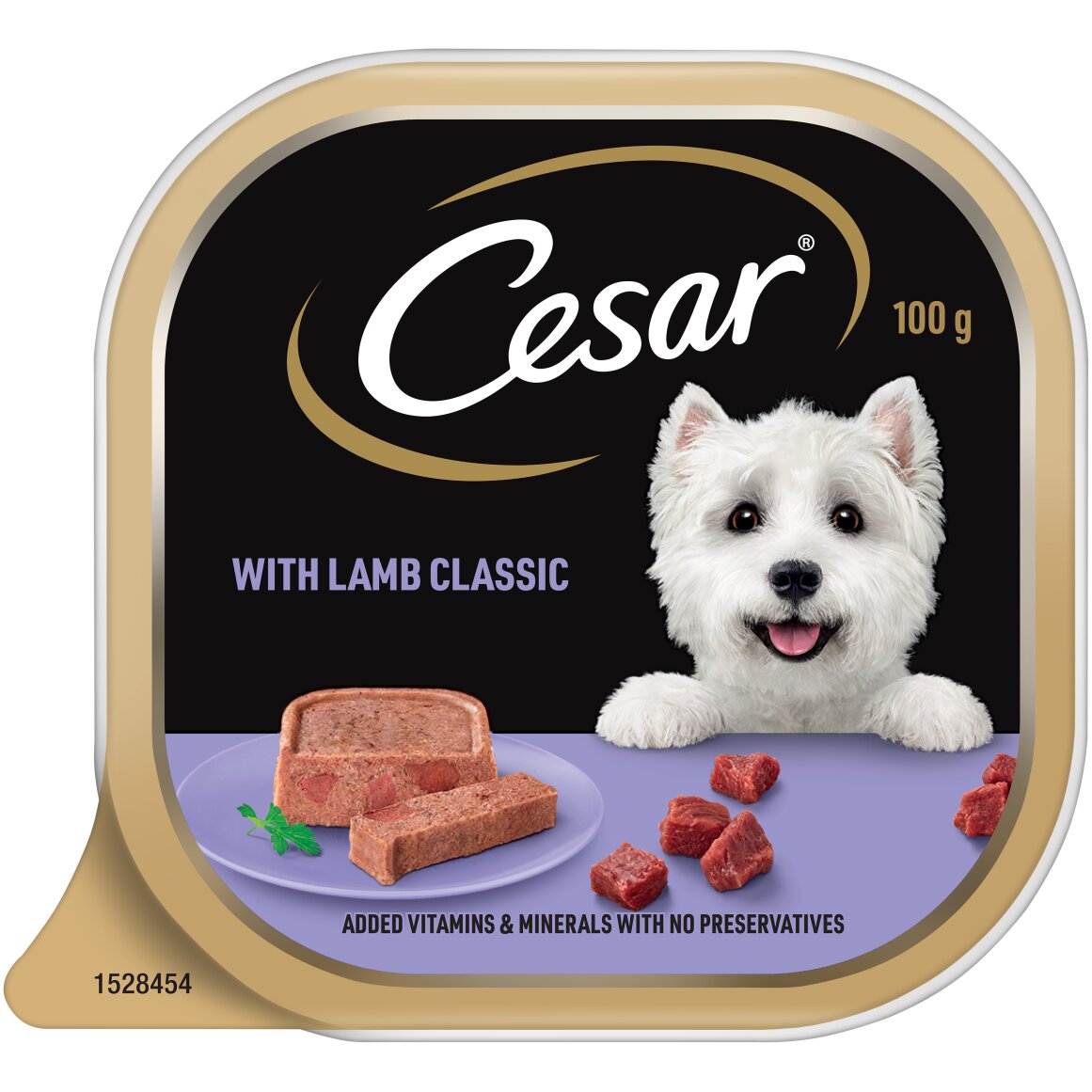 Cesar with Lamb Classic Dog Food 100 g