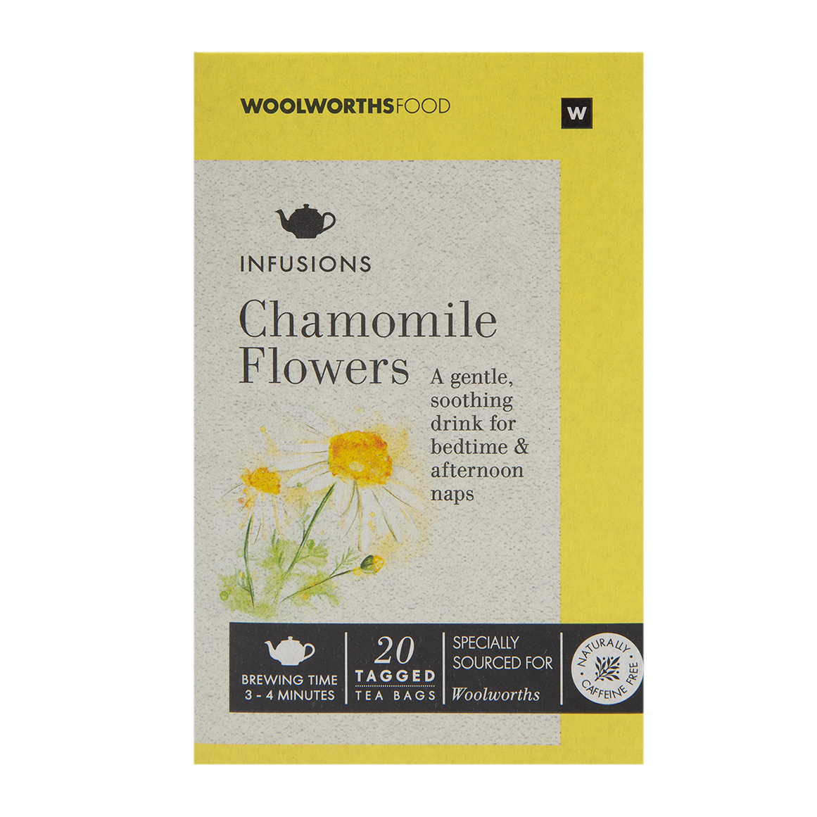 Chamomile Flowers Infusions Tea Bags 20 pk | Woolworths.co.za