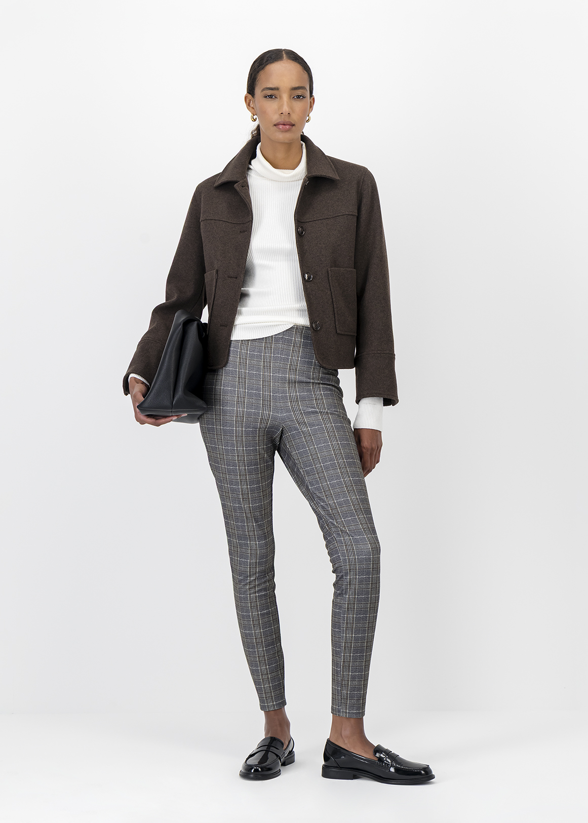 Check Ponte Leggings