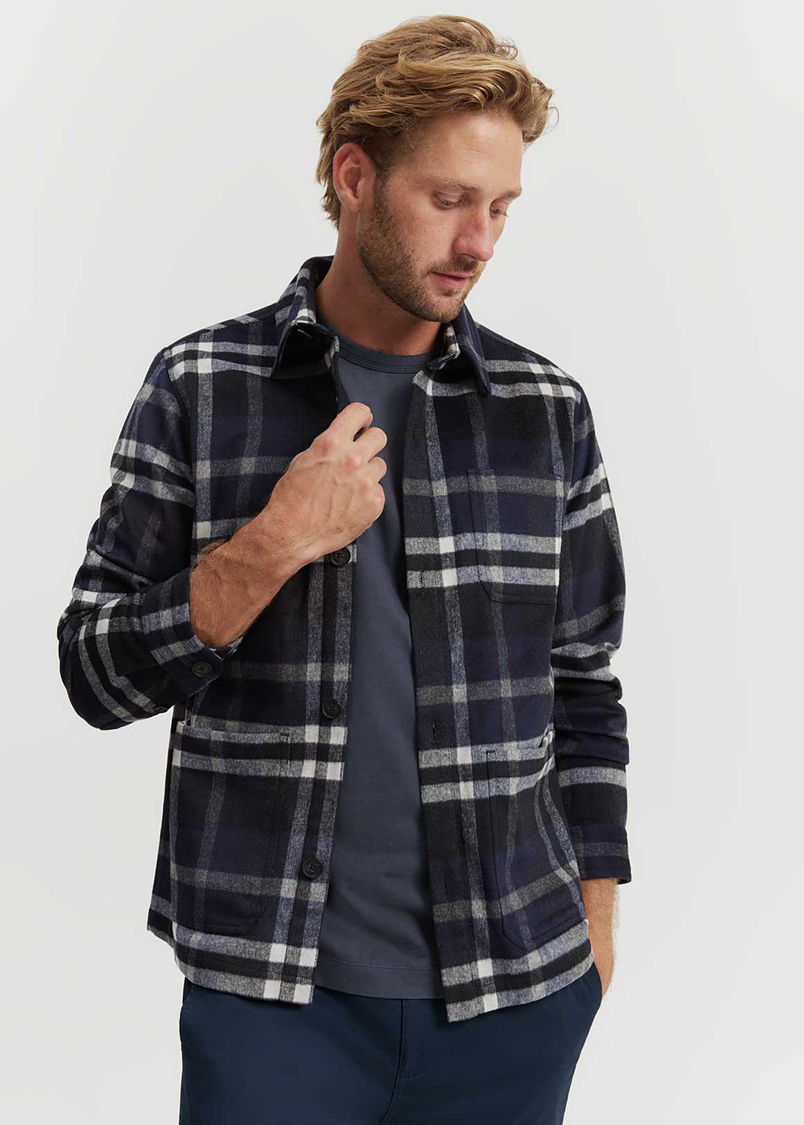 Check Shirt Jacket | Woolworths.co.za