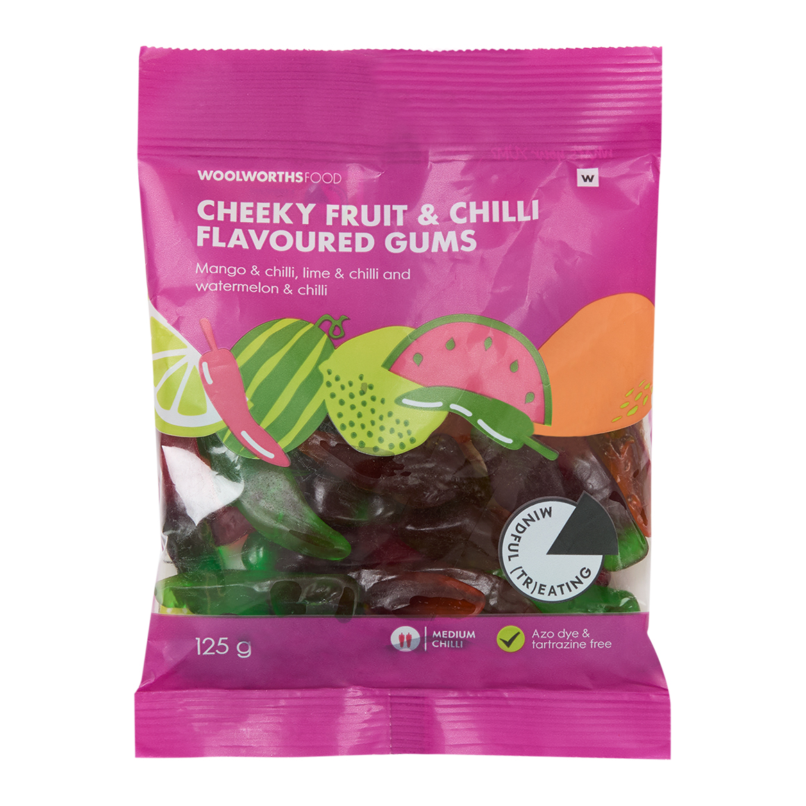 Cheef Gummies Cheeky Fruit And Chilli Flavoured Gums 125 g | Woolworths.co.za