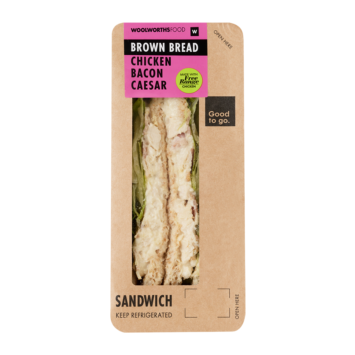 Chicken & Bacon Caesar Sandwich on Brown Bread