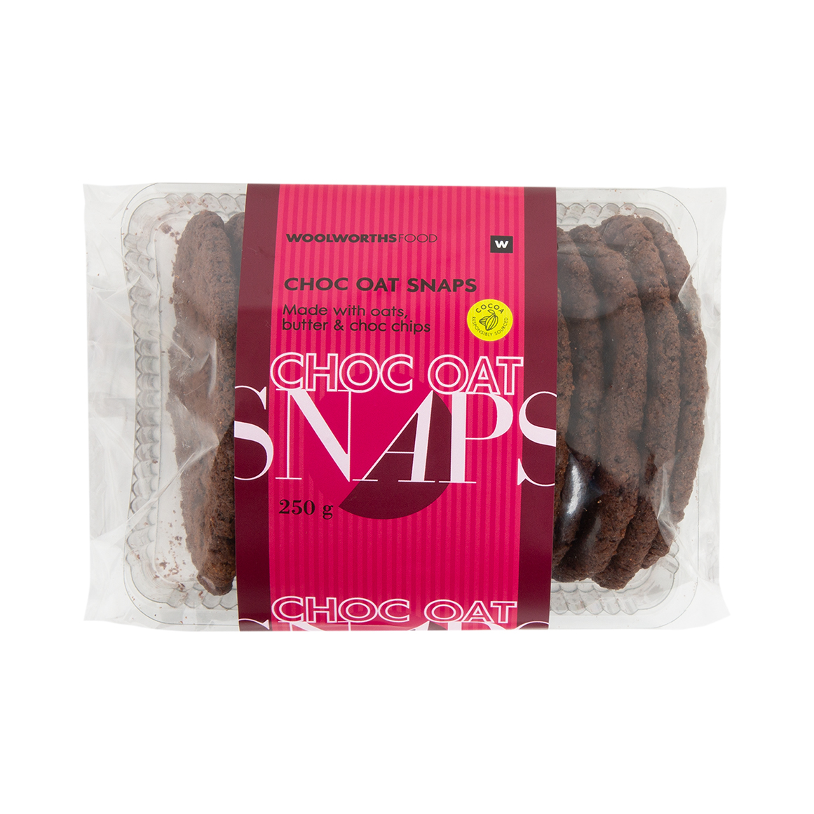 Choc Oat Snaps 250 g