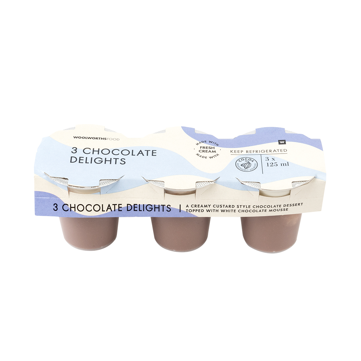 Chocolate Delights Dessert 3 x 125 ml