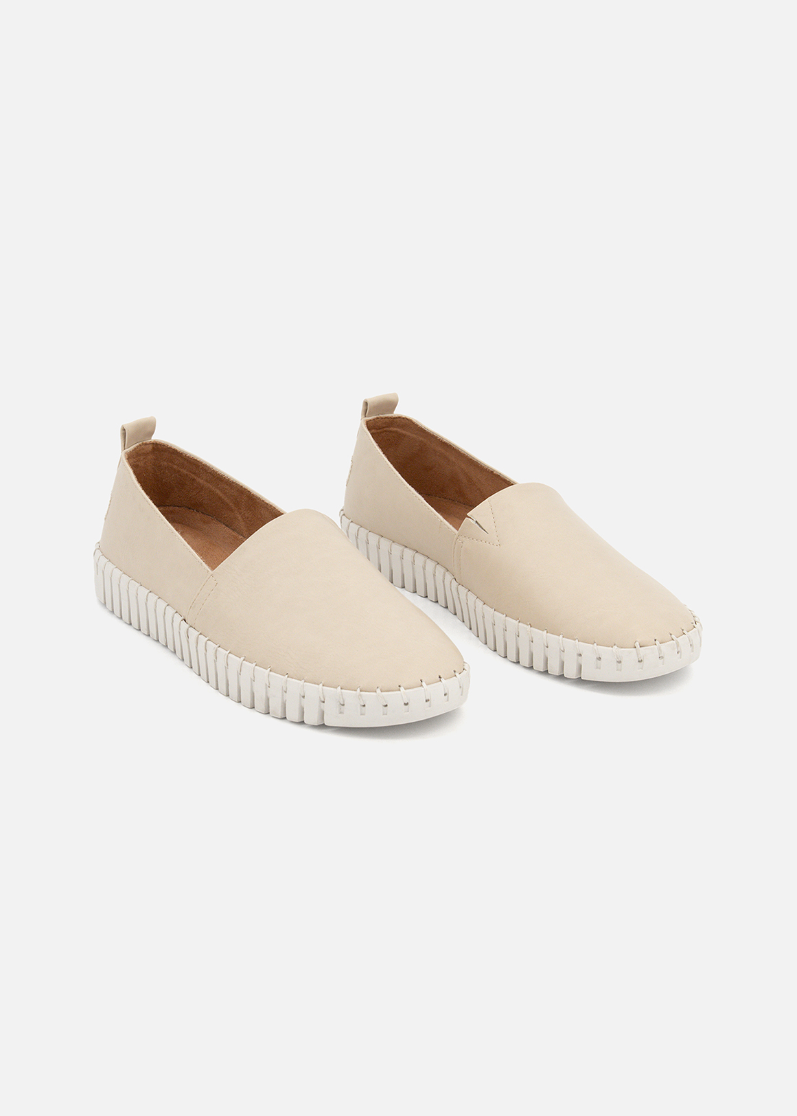 Chunky Faux Leather Loafers