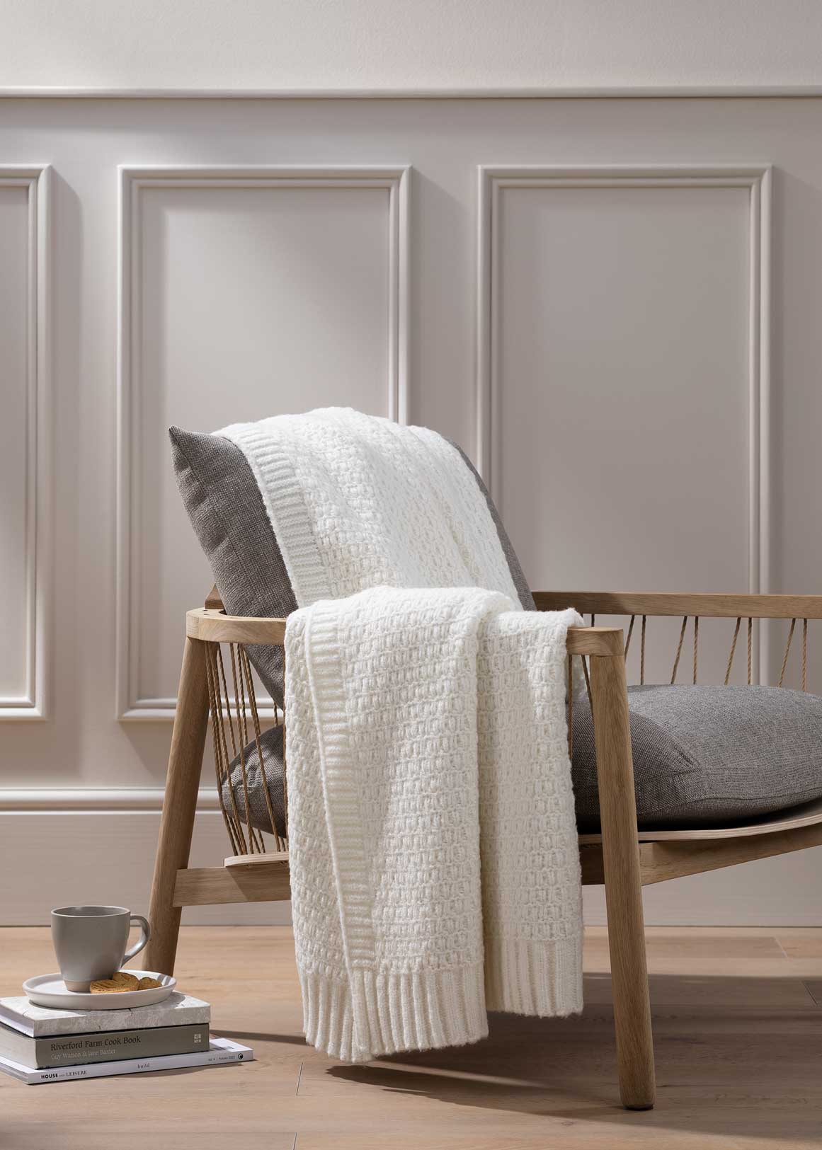 Chunky Knit Throw 150x130cm | Woolworths.co.za