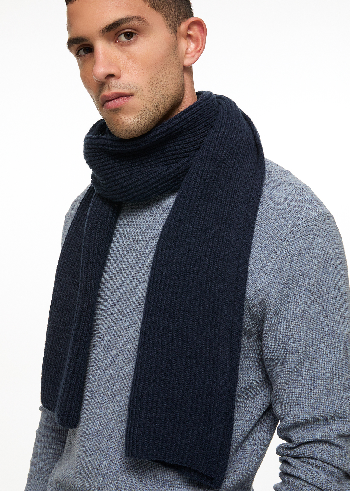 Chunky Rib Knit Scarf | Woolworths.co.za